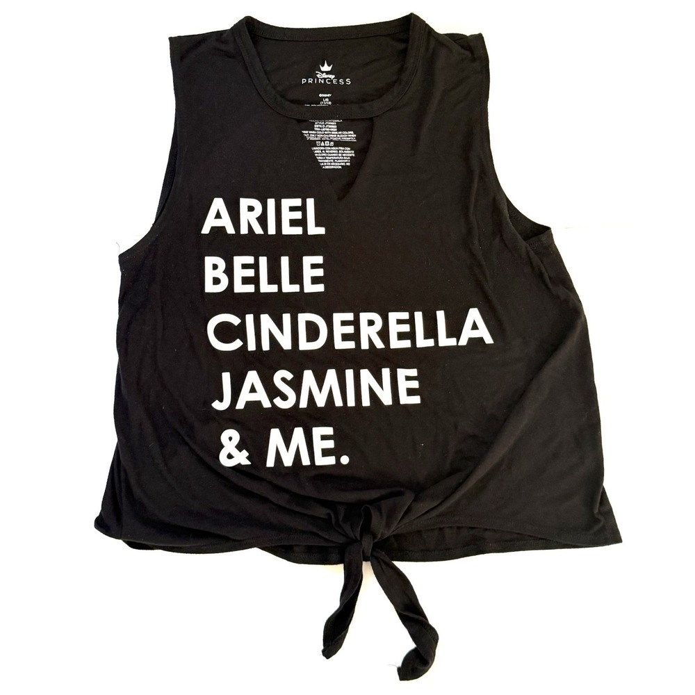Disney Princess Ariel, Belle, Cinderella, Jasmine,& Me Tank Size Large‎